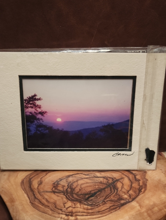 Other - Sunset Landscape Photo Print in White Mat For a Frame